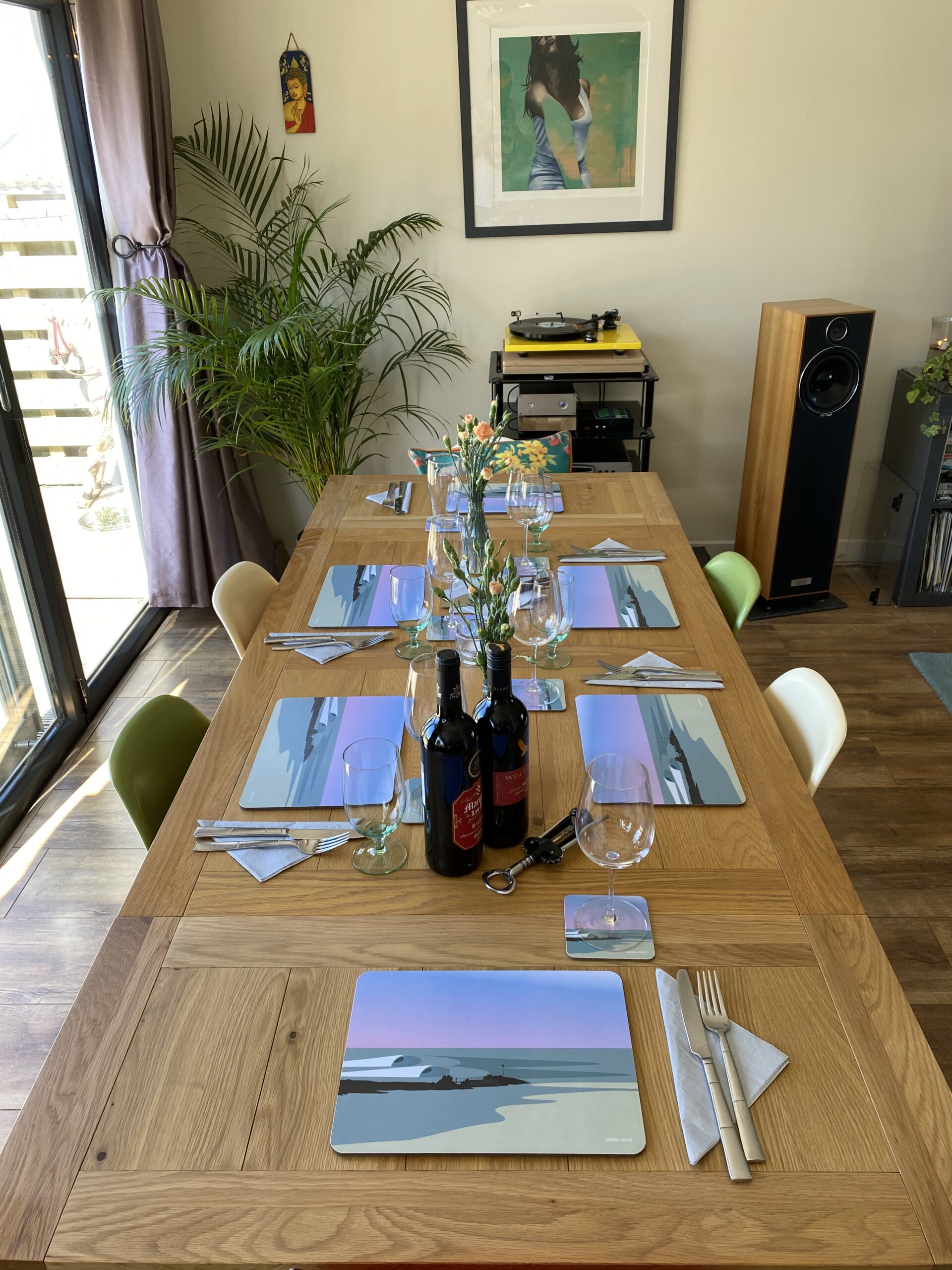 barrel rock placemats