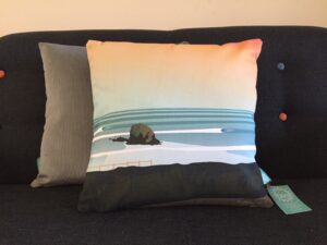 Black Rock, Widemouth cushion cover