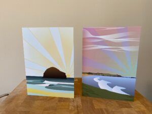 portrait format cards