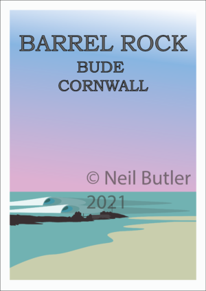 Barrel Rock print