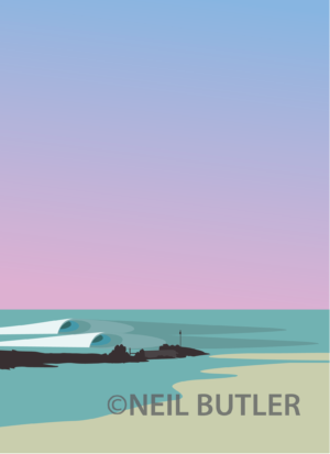 barrel rock bude card