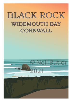 Black Rock print
