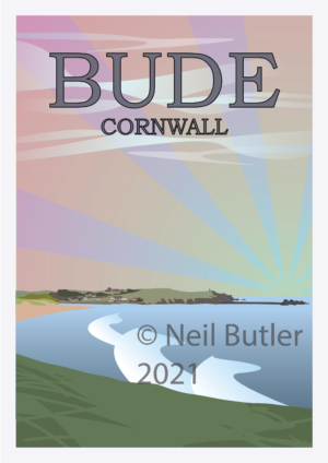Bude sunburst print