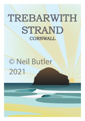 Trebarwith Strand print