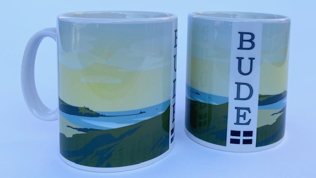 bude summerleaze yellow mug