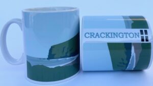 Crackington Haven Blue Mug