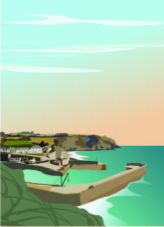 Charlestown harbour card