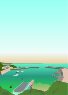 mevagissey aquarium card