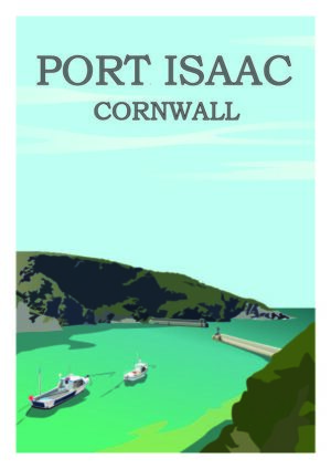 Port Isaac harbour print