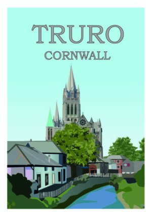 Truro cathedral print