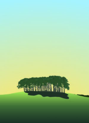 Cookworthy Knapp (the nearly there trees) portrait card