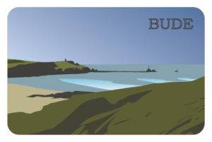 Bude Fridge Magnet