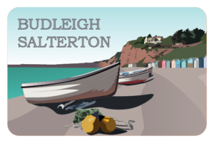 Budleigh Salterton fridge magnet