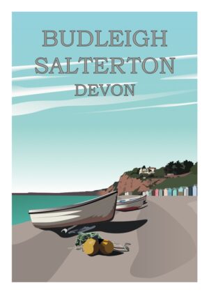 budleigh salterton print