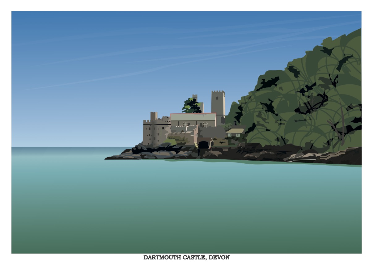 Dartmouth landscape print