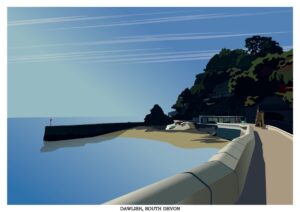 dawlish landscape print