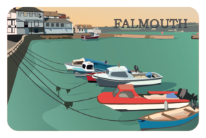 Falmouth fridge Magnet