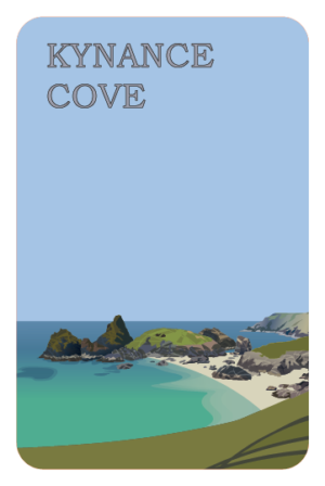 Kynance cove Fridge Magnet