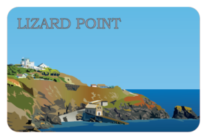 Lizard point fridge Magnet