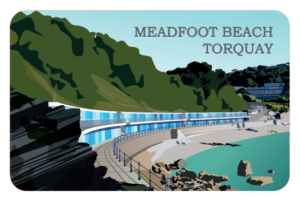 Meadfoot beach Fridge Magnet