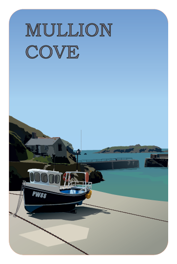 Mullion Fridge Magnet