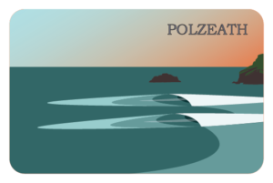 Polzeath fridge Magnet
