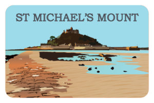 st Michaels mount fridge magnet