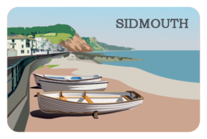 Sidmouth fridge Magnet