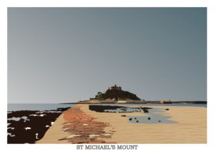 st micheals mount landscape print