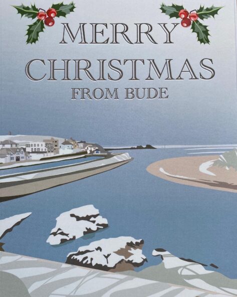 Bude canal Christmas card