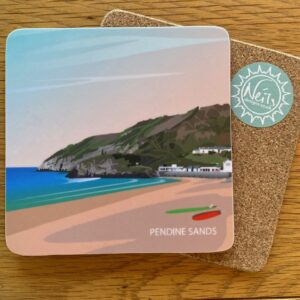 pendine sands coaster